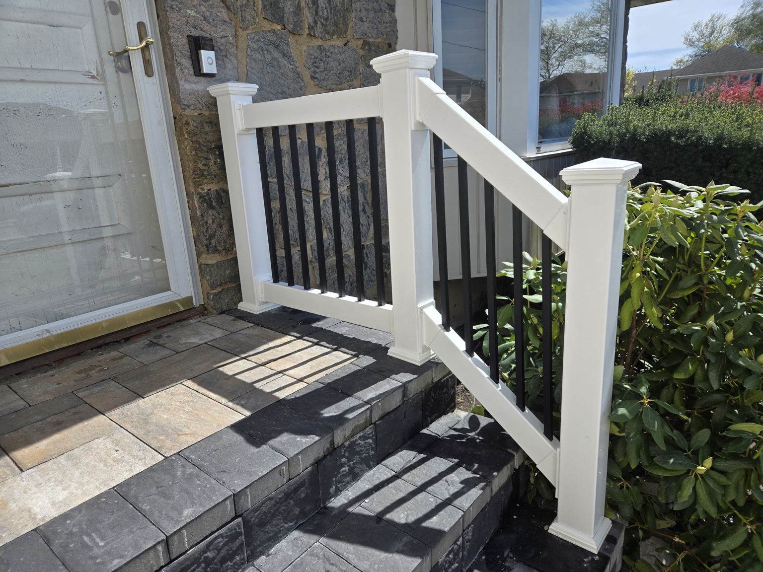 Outdoor railing and fence detail