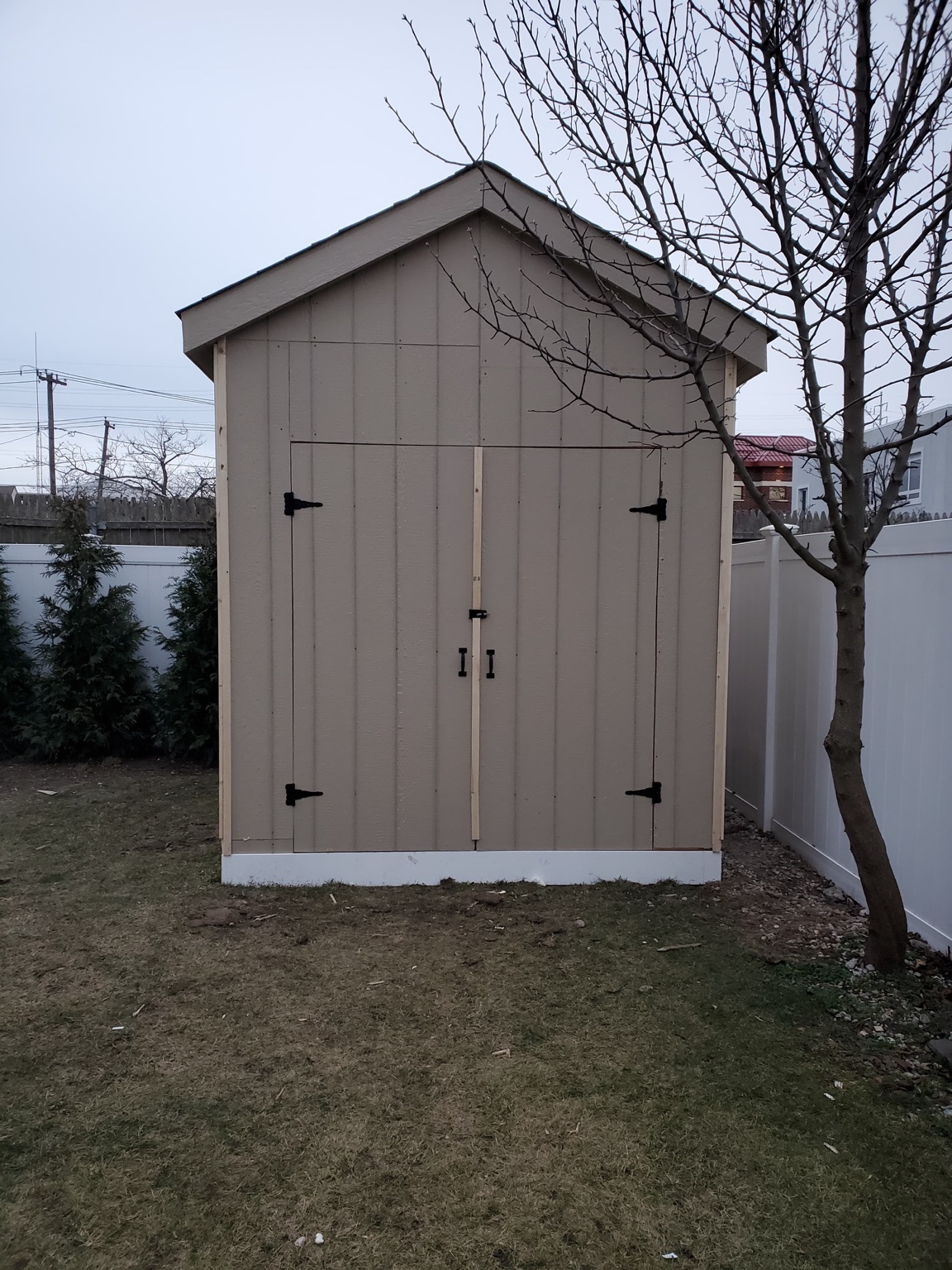 Exterior shed project